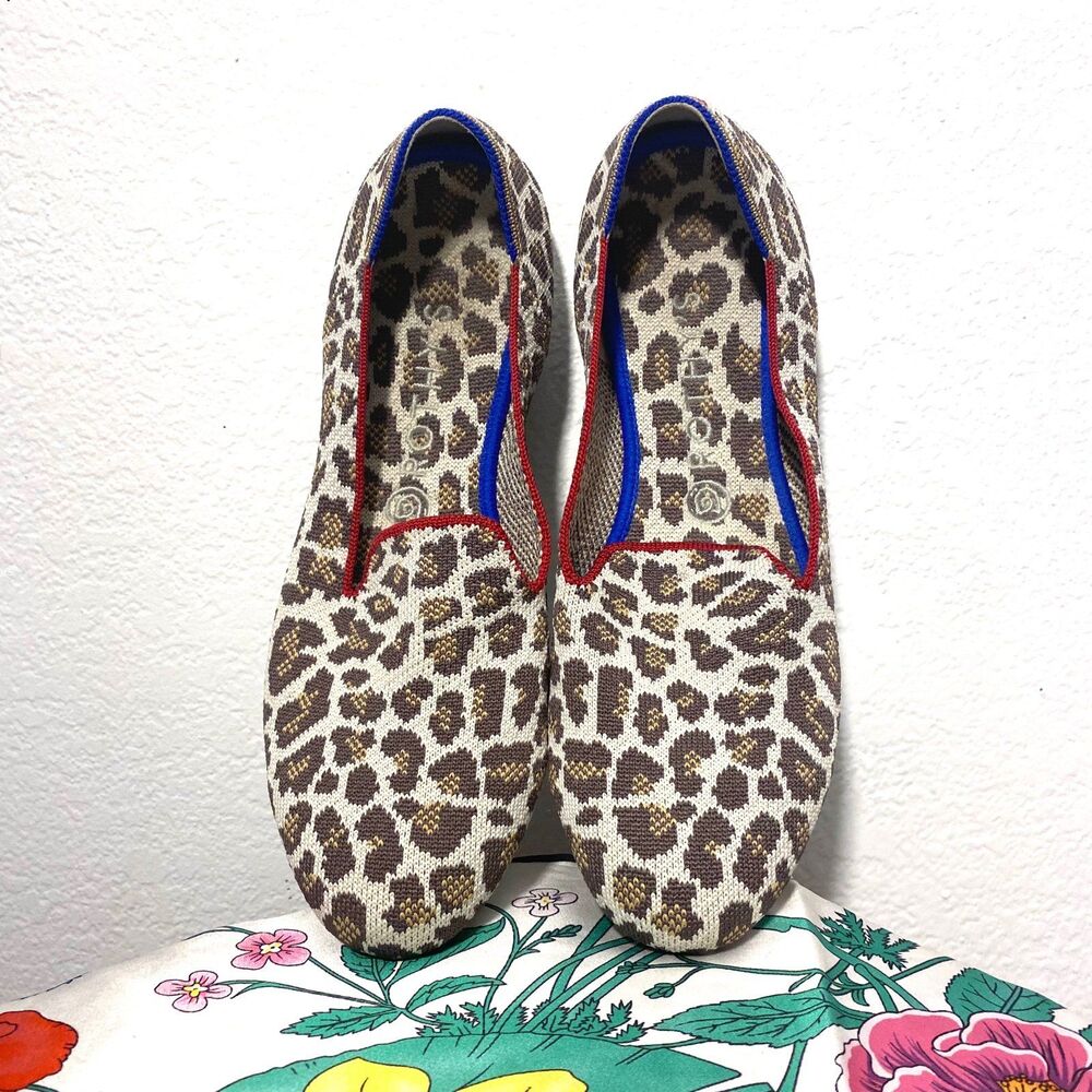 Rothy’s print flat leopard